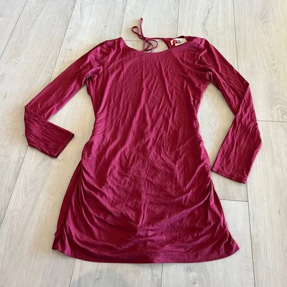 FREE PEOPLE BEACH Chic Yeah Dress Romper - Rumba Red - Large